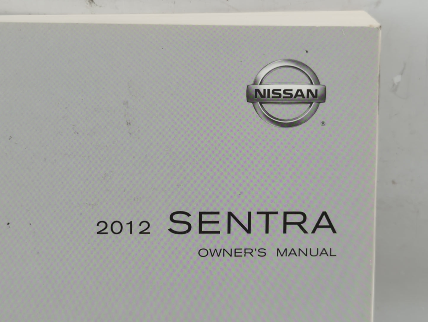 2011 Nissan Sentra Owners Manual Book Guide P/N:OM2E OB16U1 OEM Used Auto Parts - Oemusedautoparts1.com