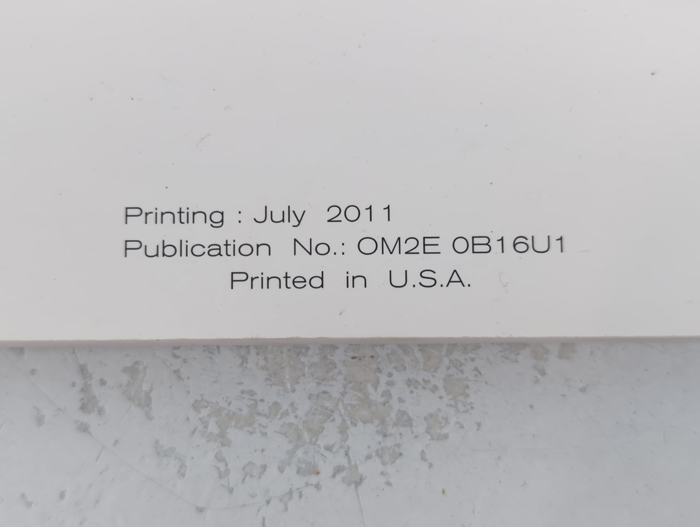 2011 Nissan Sentra Owners Manual Book Guide P/N:OM2E OB16U1 OEM Used Auto Parts - Oemusedautoparts1.com