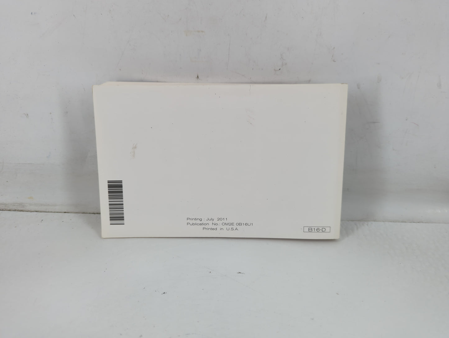 2011 Nissan Sentra Owners Manual Book Guide P/N:OM2E OB16U1 OEM Used Auto Parts - Oemusedautoparts1.com