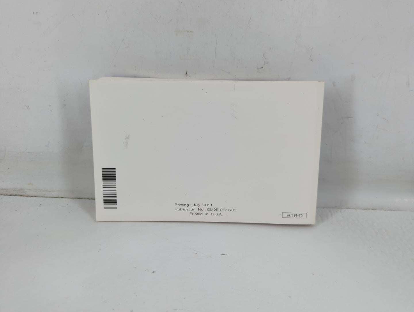 2011 Nissan Sentra Owners Manual Book Guide P/N:OM2E OB16U1 OEM Used Auto Parts - Oemusedautoparts1.com