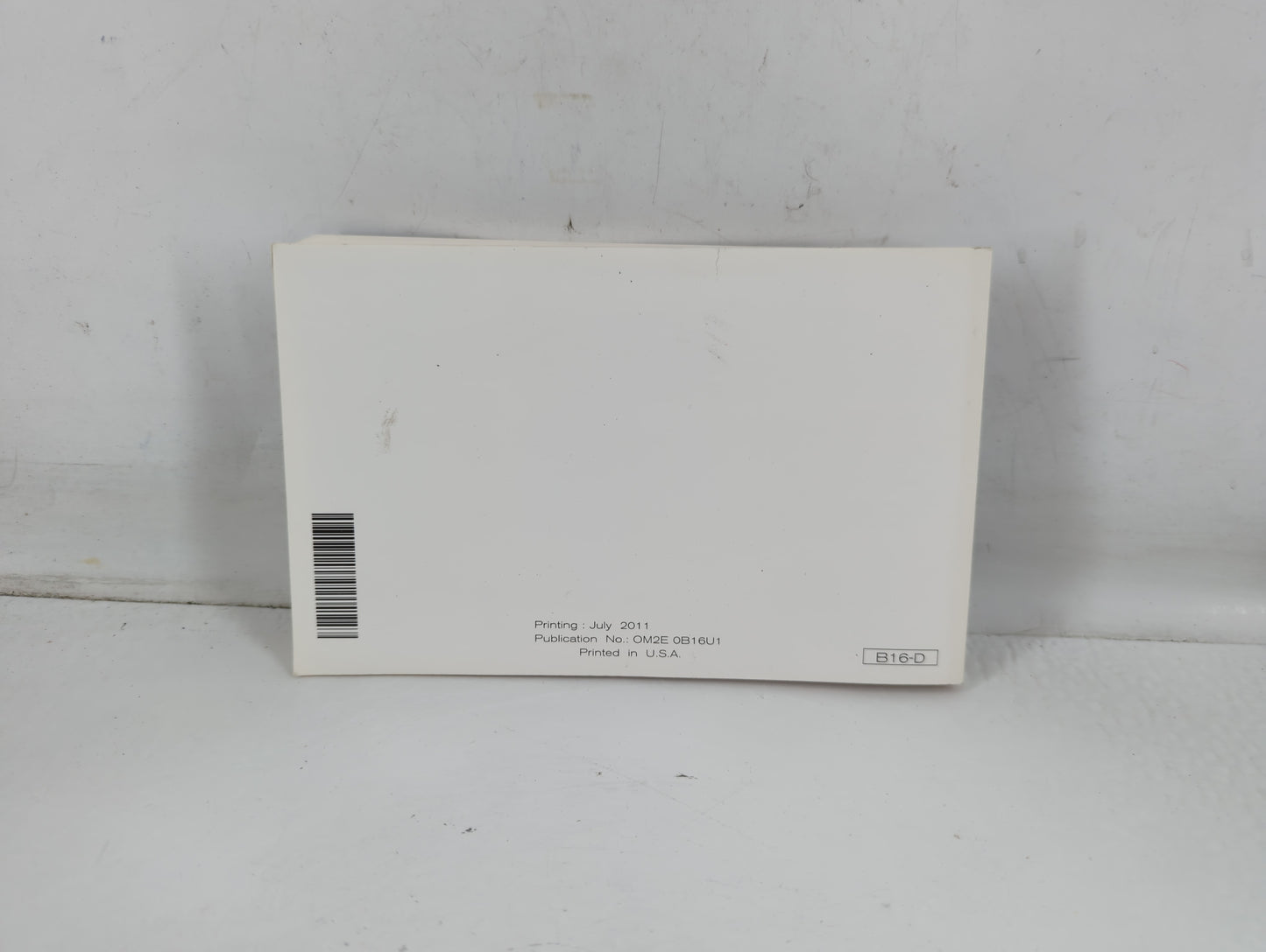 2011 Nissan Sentra Owners Manual Book Guide P/N:OM2E OB16U1 OEM Used Auto Parts - Oemusedautoparts1.com