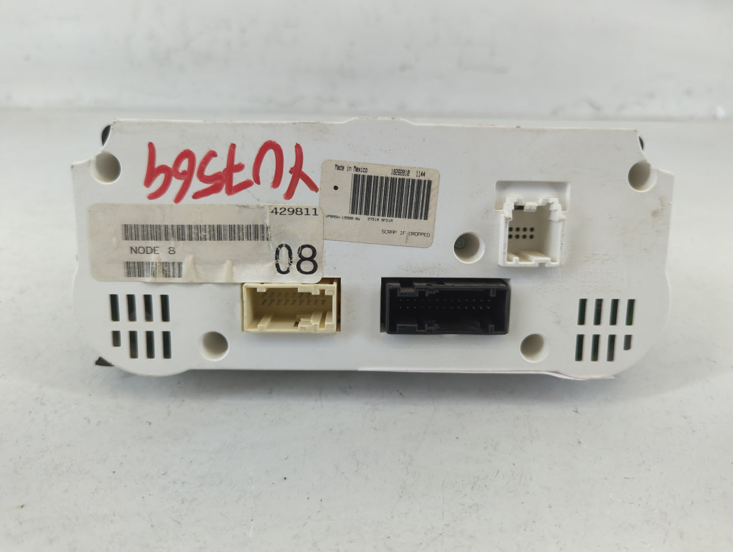 2011 Nissan Titan Climate Control Module Temperature AC/Heater Replacement P/N:27510 9FD1R Fits OEM Used Auto Parts - Oemuse