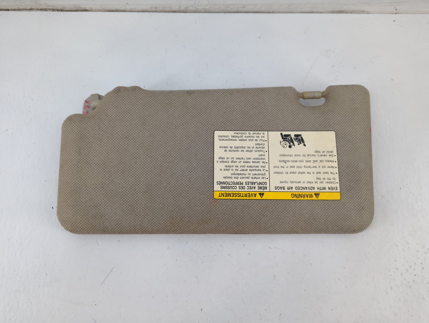 2007-2012 Nissan Versa Sun Visor Shade Replacement Passenger Right Mirror Fits Fits 2007 2008 2009 2010 2011 2012 OEM Used A
