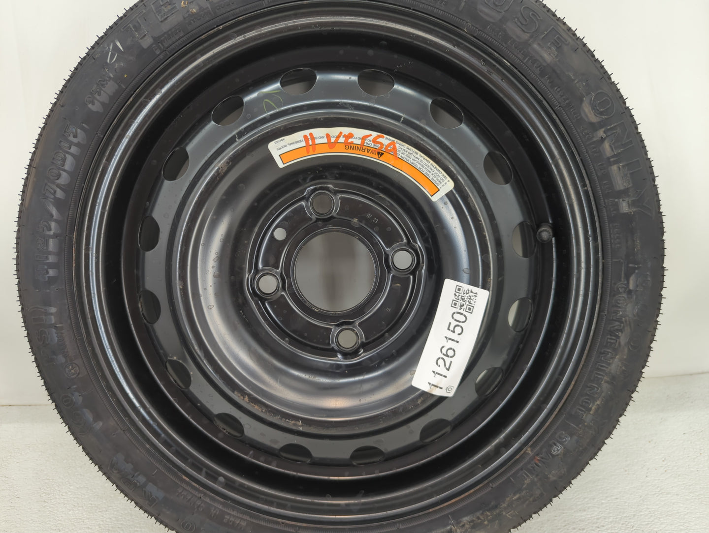 2007-2012 Nissan Versa Spare Donut Tire Wheel Rim Oem - Oemusedautoparts1.com