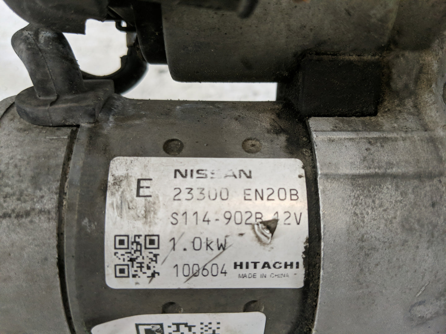 2010-2012 Nissan Versa Car Starter Motor Solenoid OEM P/N:23300 EN20B 23300 EN20C Fits Fits 2010 2011 2012 2013 OEM Used Aut