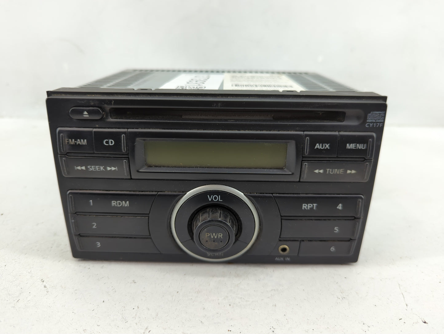 2010-2011 Nissan Versa Radio AM FM Cd Player Receiver Replacement P/N:28185 ZW80D Fits Fits 2010 2011 OEM Used Auto Parts - 