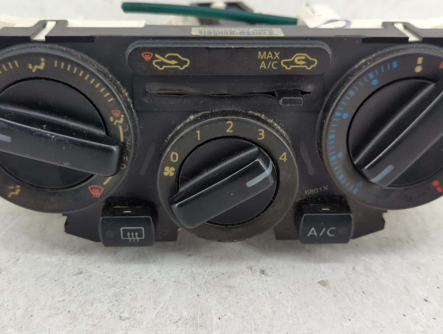 2010-2012 Nissan Versa Climate Control Module Temperature AC/Heater Replacement P/N:T1011093T Fits Fits 2010 2011 2012 OEM U