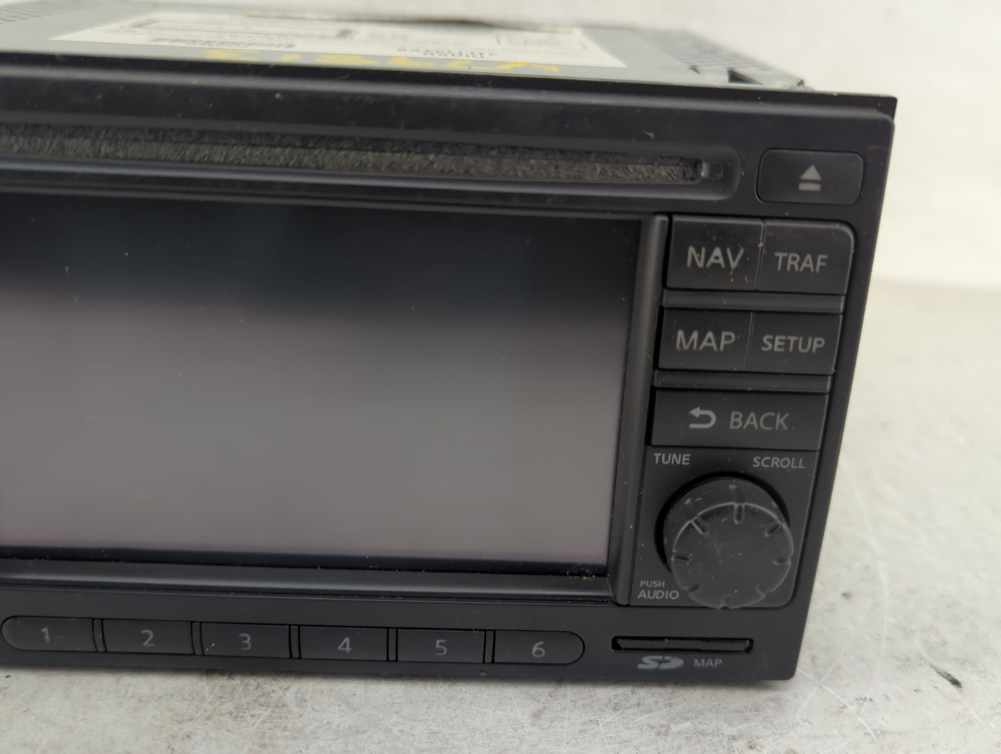 2010-2011 Nissan Versa Radio AM FM Cd Player Receiver Replacement P/N:7 612 830 011 Fits Fits 2010 2011 OEM Used Auto Parts 