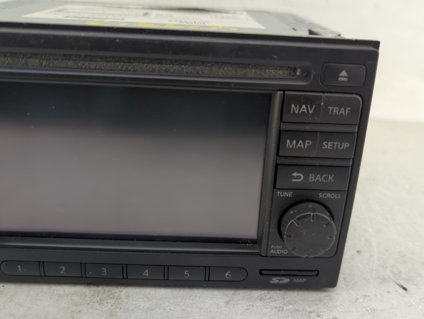 2010-2011 Nissan Versa Radio AM FM Cd Player Receiver Replacement P/N:7 612 830 011 Fits Fits 2010 2011 OEM Used Auto Parts 