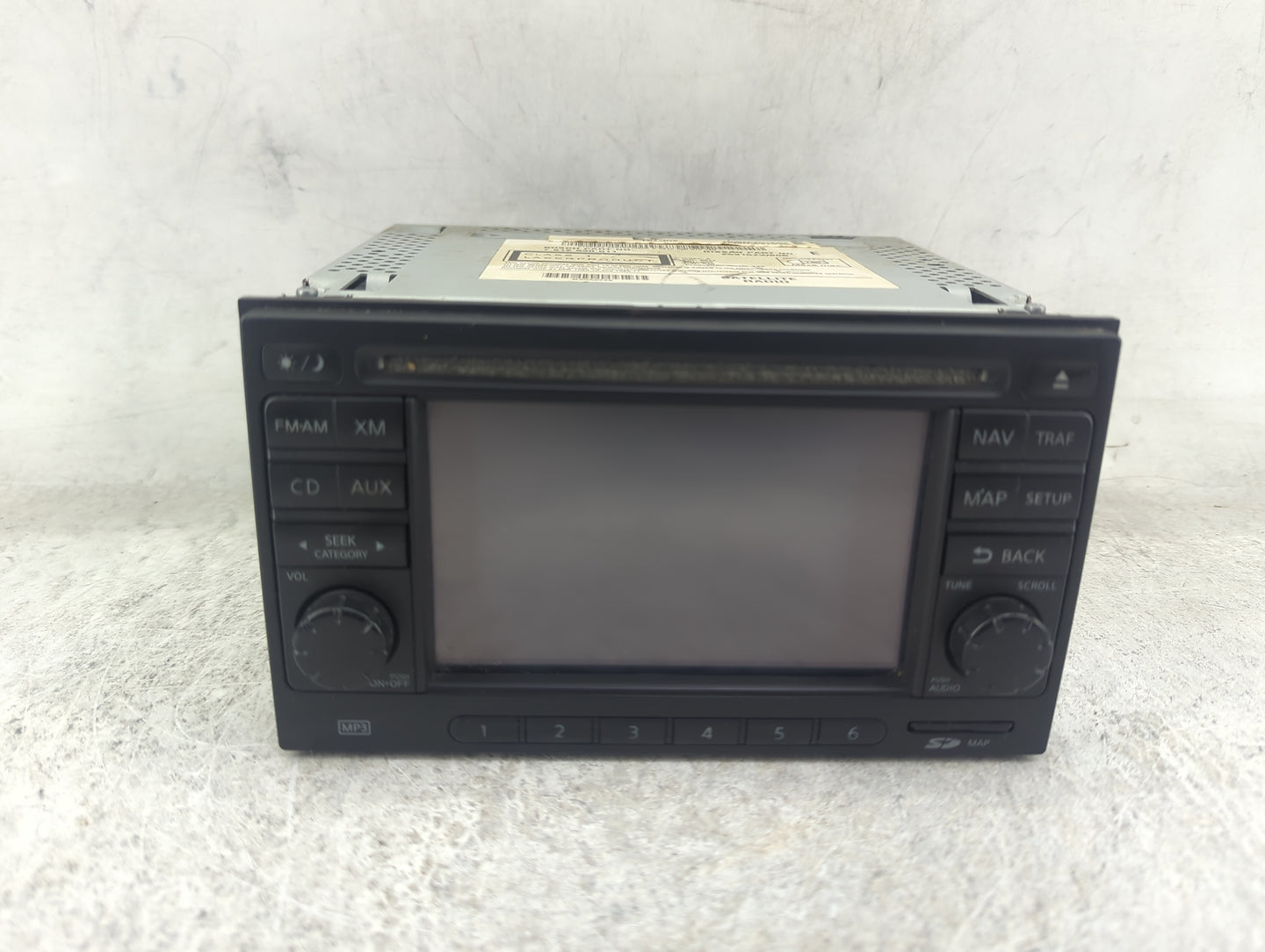 2010-2011 Nissan Versa Radio AM FM Cd Player Receiver Replacement P/N:7612830011 25915ZW80B, 3154652 Fits Fits 2010 2011 OEM