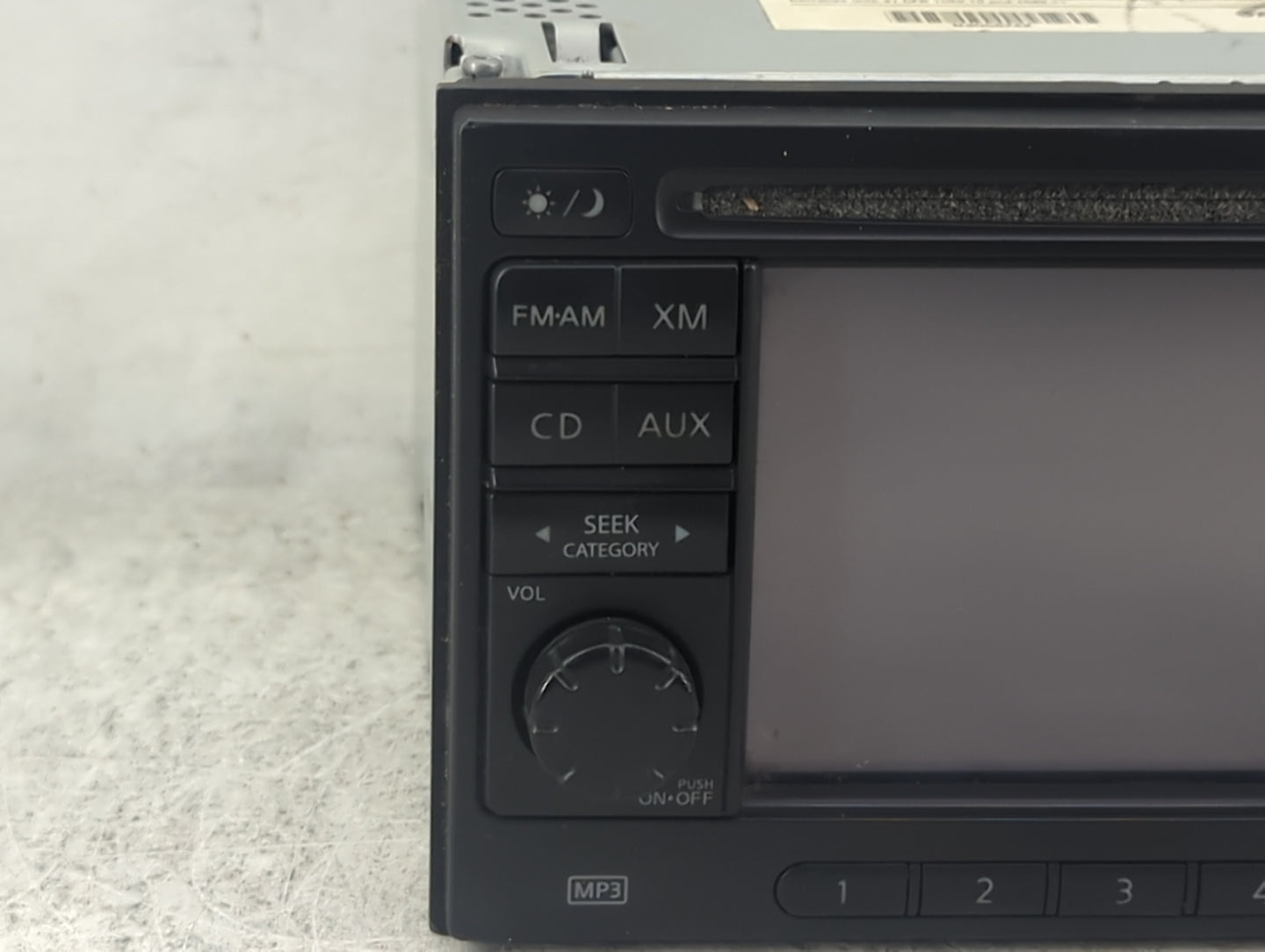 2010-2011 Nissan Versa Radio AM FM Cd Player Receiver Replacement P/N:7612830011 25915ZW80B, 3154652 Fits Fits 2010 2011 OEM
