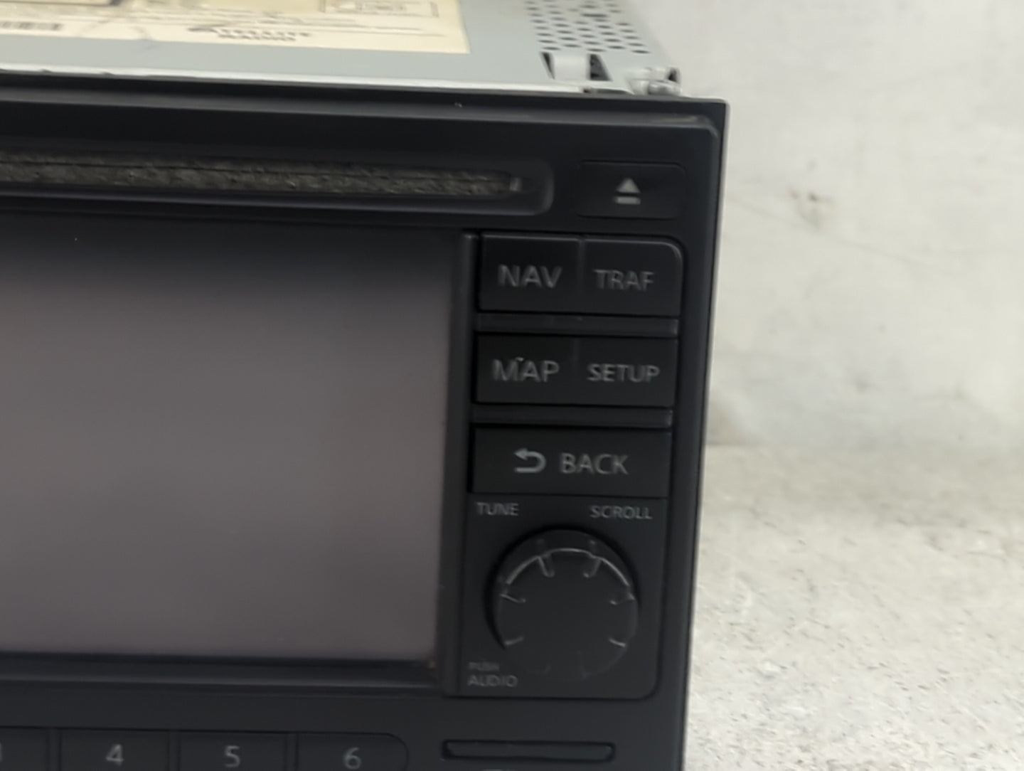 2010-2011 Nissan Versa Radio AM FM Cd Player Receiver Replacement P/N:7612830011 25915ZW80B, 3154652 Fits Fits 2010 2011 OEM