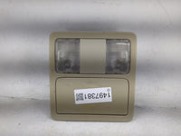 2011 Nissan Versa Overhead Roof Console Tan - Oemusedautoparts1.com