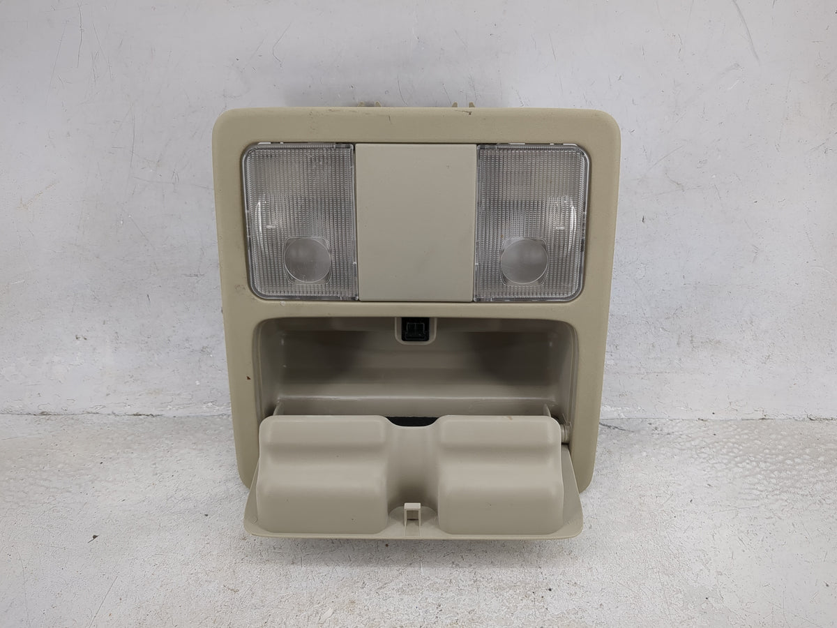 2011 Nissan Versa Overhead Roof Console Tan - Oemusedautoparts1.com