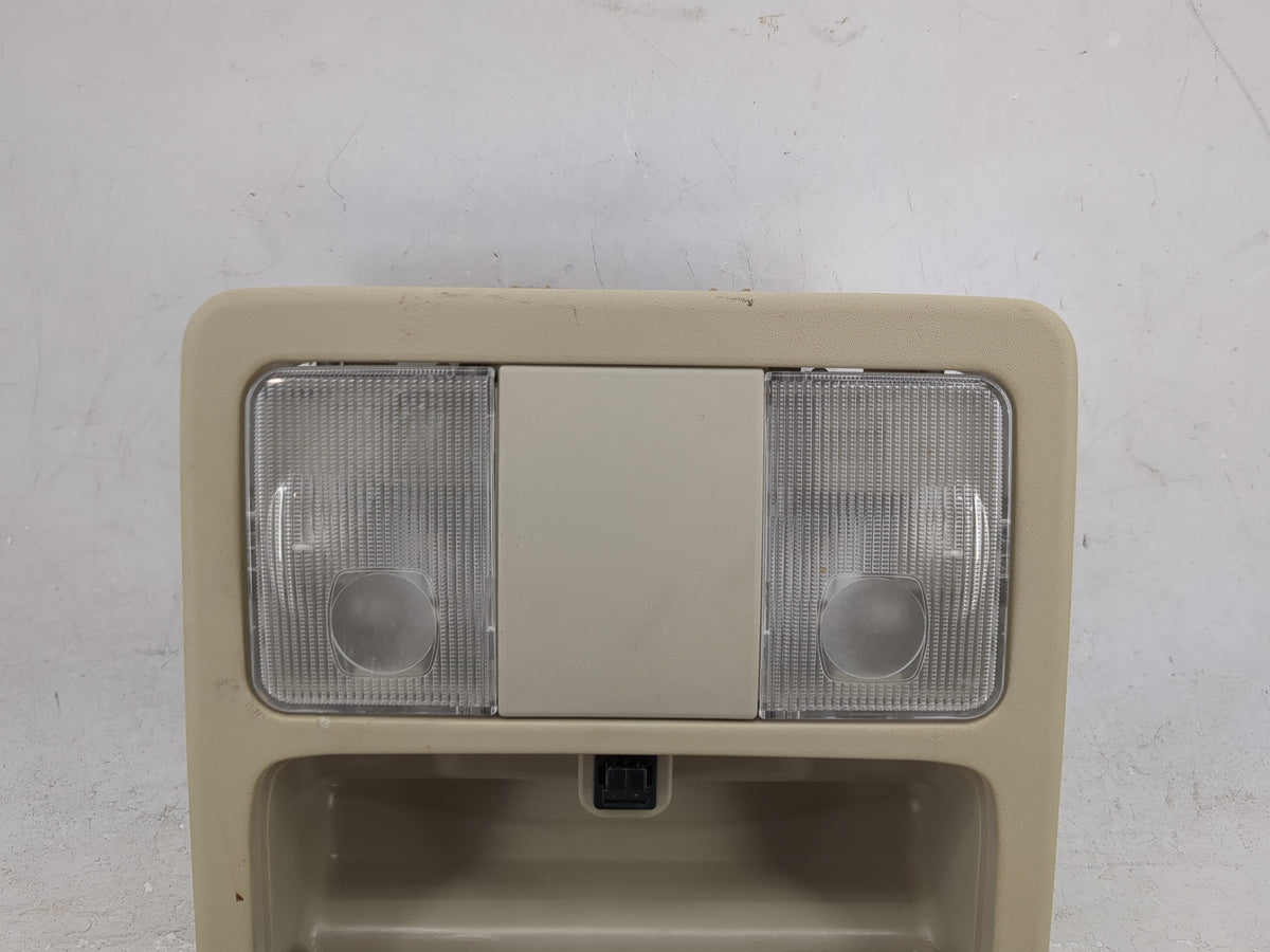 2011 Nissan Versa Overhead Roof Console Tan - Oemusedautoparts1.com