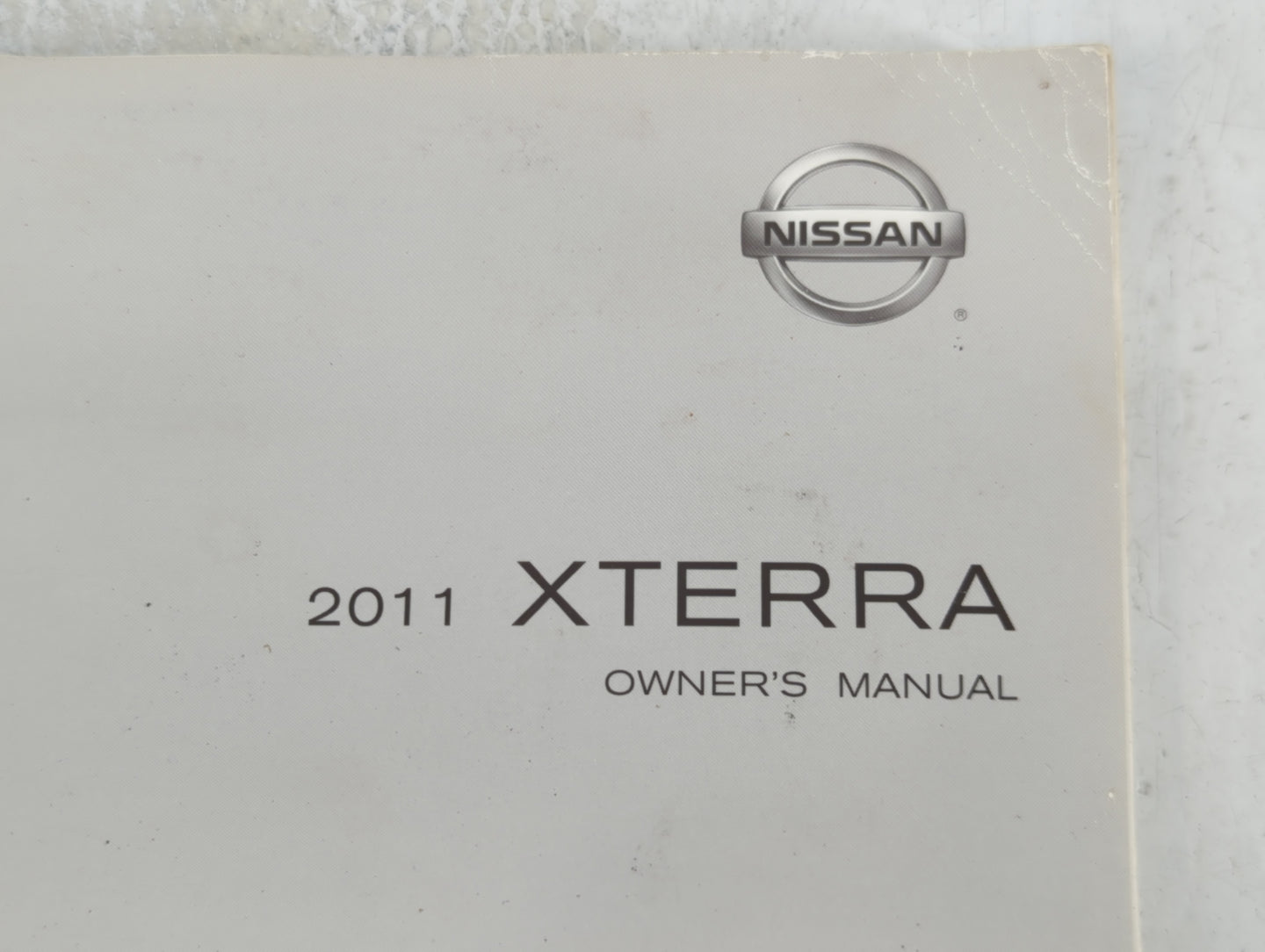 2011 Nissan Xterra Owners Manual Book Guide P/N:OM1E 0N50U0 OEM Used Auto Parts - Oemusedautoparts1.com