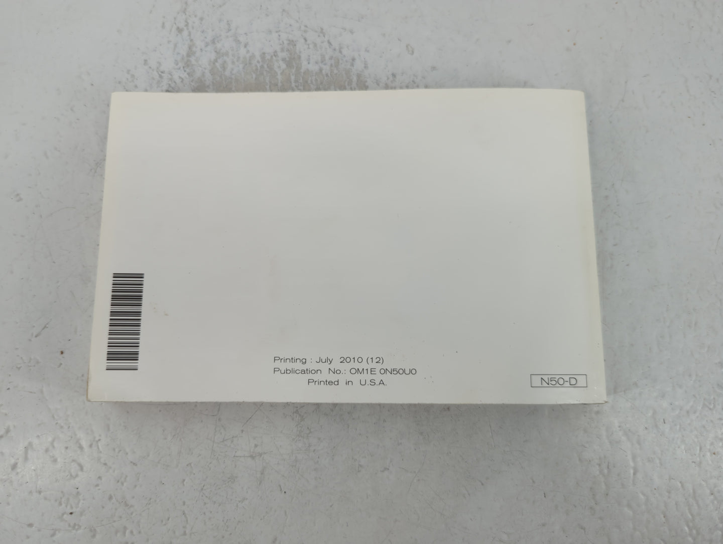 2011 Nissan Xterra Owners Manual Book Guide P/N:OM1E 0N50U0 OEM Used Auto Parts - Oemusedautoparts1.com