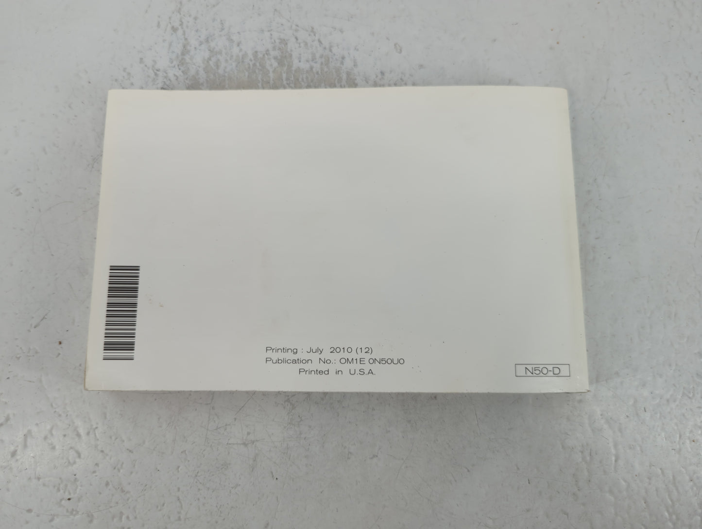 2011 Nissan Xterra Owners Manual Book Guide P/N:OM1E 0N50U0 OEM Used Auto Parts - Oemusedautoparts1.com