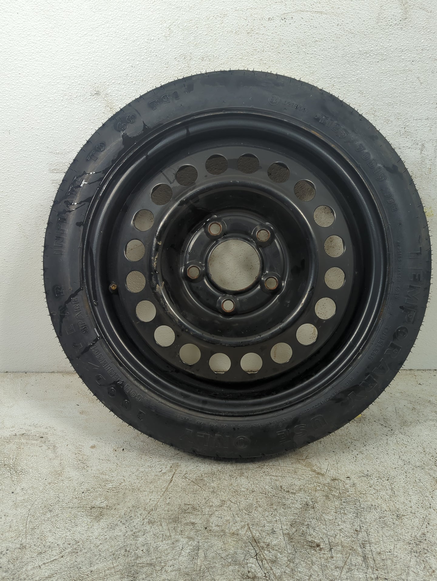 2011 Oldsmobile Cutlass Spare Donut Tire Wheel Rim Oem - Oemusedautoparts1.com
