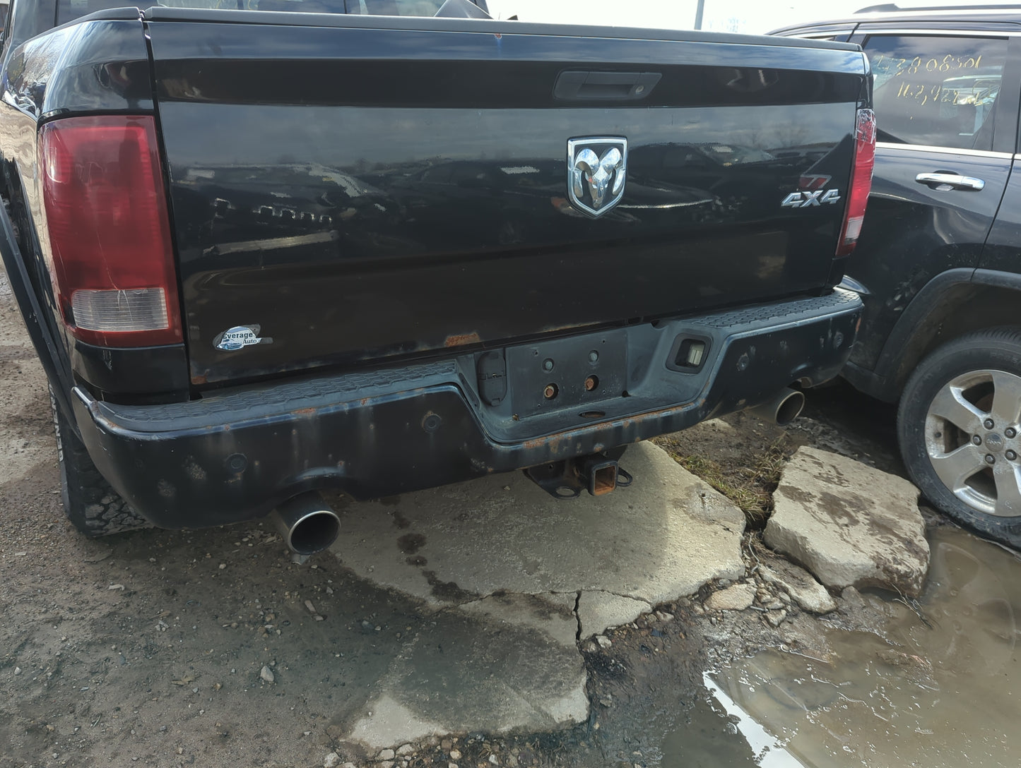 2011-2022 Ram 1500 Rear Bumper Assembly Oem - Oemusedautoparts1.com
