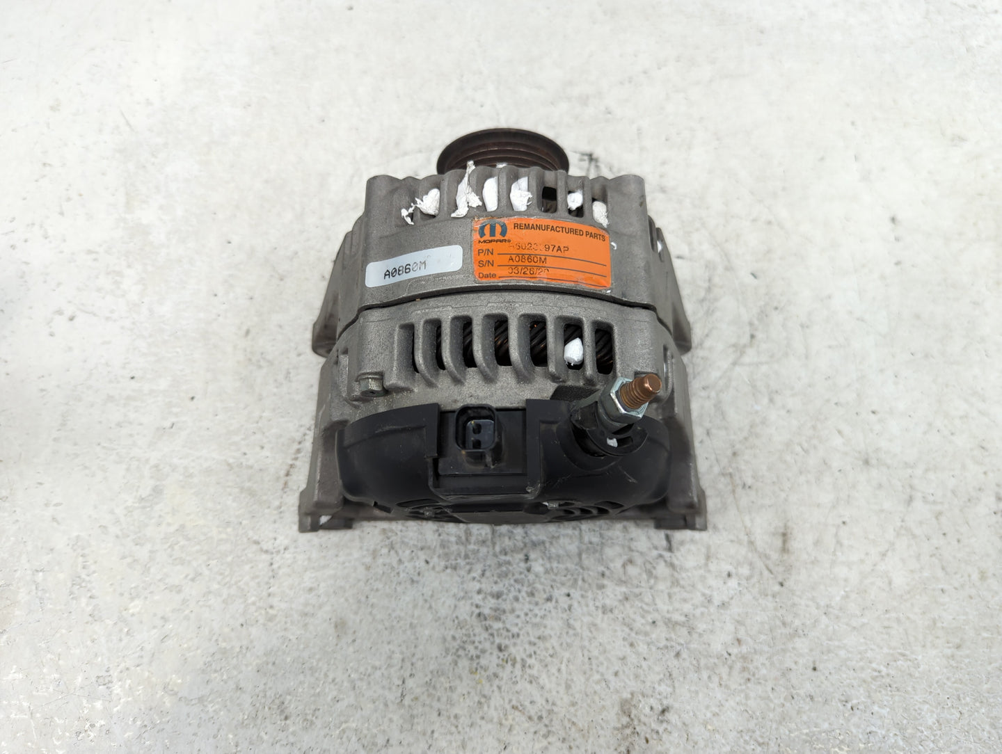 2011-2012 Ram 1500 Alternator Replacement Generator Charging Assembly Engine OEM Fits OEM Used Auto Parts - Oemusedautoparts