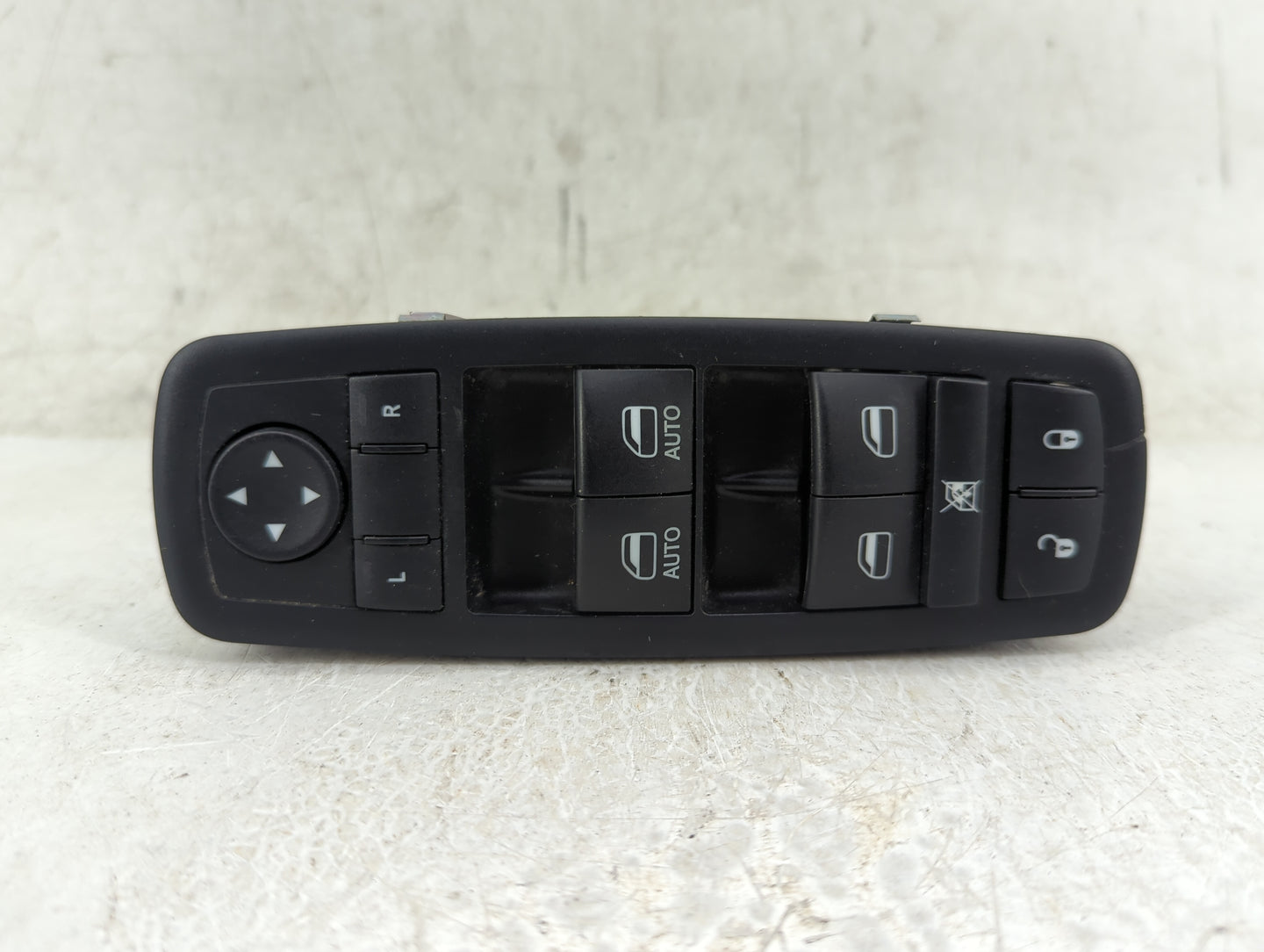 2011 Ram 1500 Master Power Window Switch Replacement Driver Side Left P/N:68139805AB Fits OEM Used Auto Parts - Oemusedautop