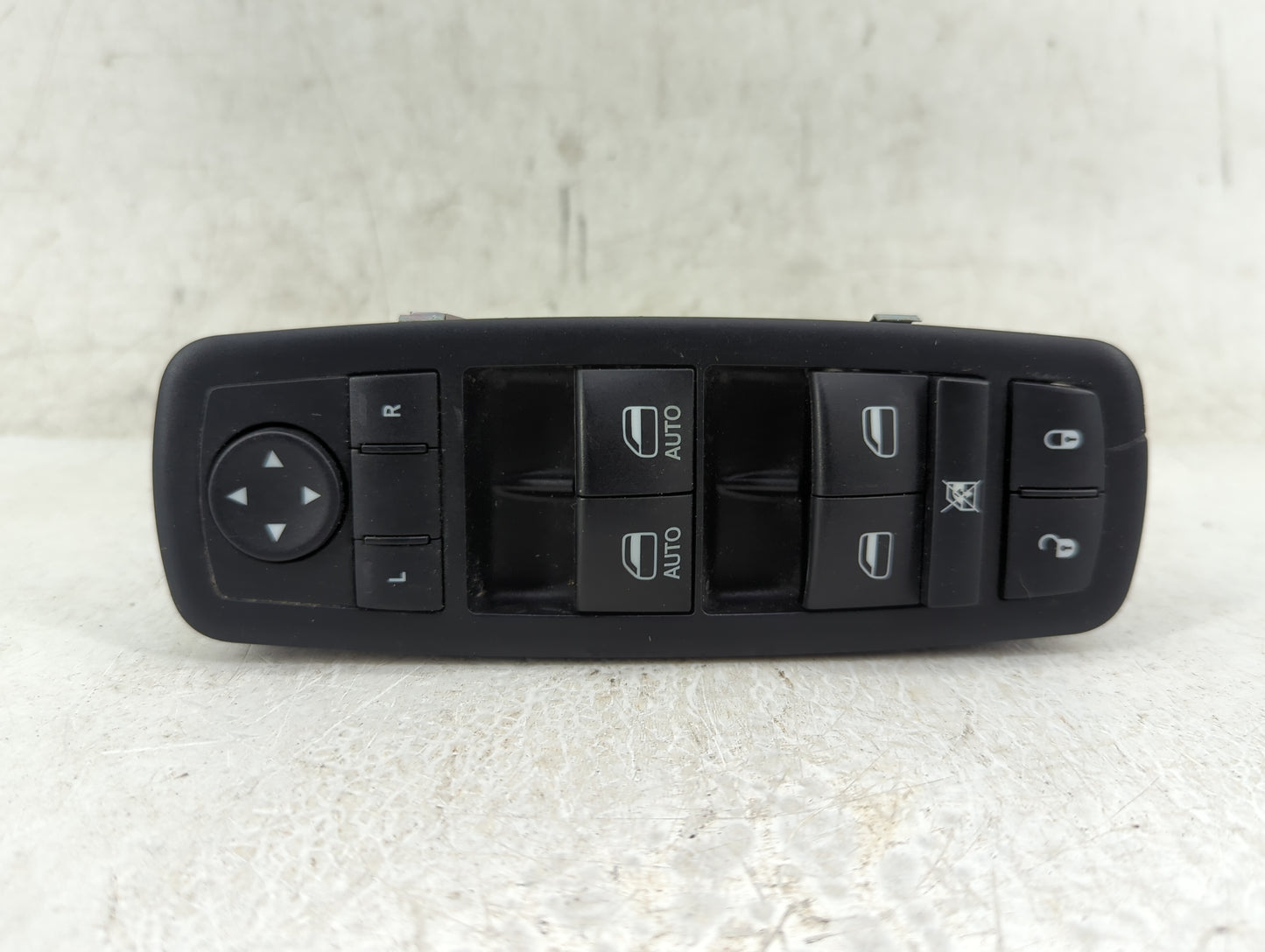 2011 Ram 1500 Master Power Window Switch Replacement Driver Side Left P/N:68139805AB Fits OEM Used Auto Parts - Oemusedautop