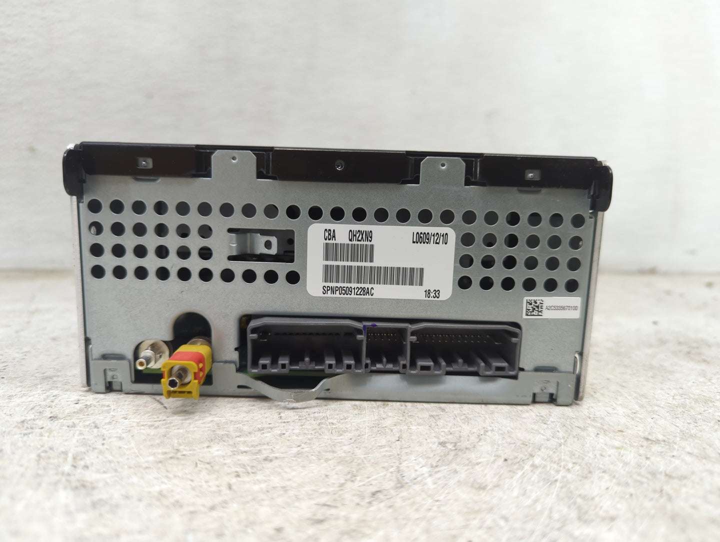 2011 Ram 1500 Radio AM FM Cd Player Receiver Replacement P/N:P05091228AC QH2XN9 Fits Fits 2008 2009 2010 OEM Used Auto Parts