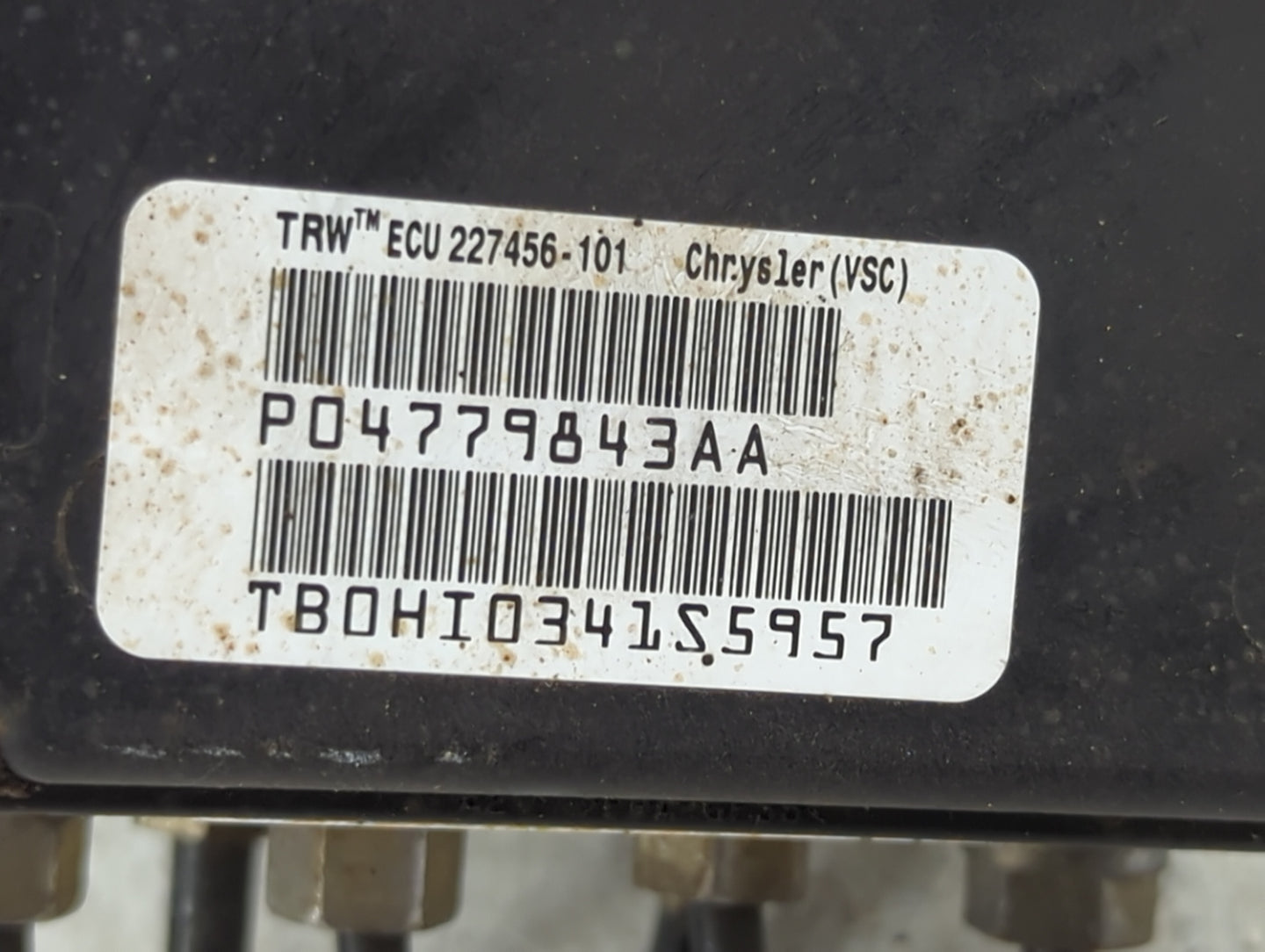 2011 Ram 1500 ABS Pump Control Module Replacement P/N:P04779843AA 227456-101 Fits OEM Used Auto Parts - Oemusedautoparts1.co