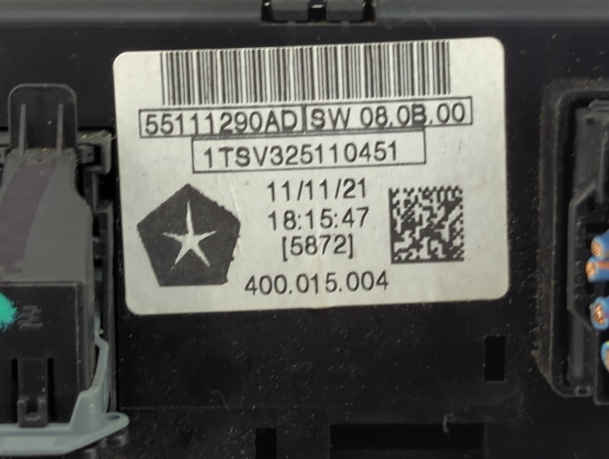 2011 Ram 1500 Climate Control Module Temperature AC/Heater Replacement P/N:55111290AD Fits OEM Used Auto Parts - Oemusedauto