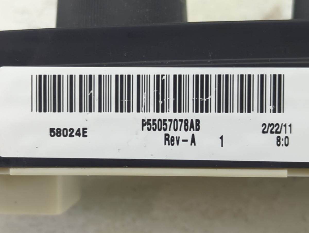 2011 Ram Dakota Climate Control Module Temperature AC/Heater Replacement P/N:P55057078AB Fits Fits 2008 2009 2010 OEM Used A