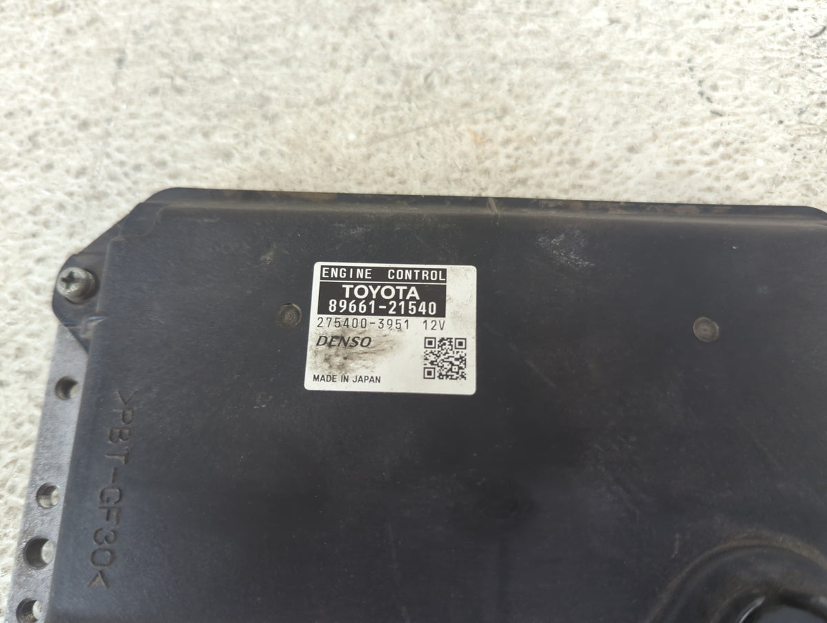 2011-2012 Scion Tc PCM Engine Control Computer ECU ECM PCU OEM P/N:89661-21540 275400-3951 Fits Fits 2011 2012 OEM Used Auto