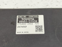 2011 Scion Tc PCM Engine Control Computer ECU ECM PCU OEM P/N:89661-21530 Fits OEM Used Auto Parts - Oemusedautoparts1.com