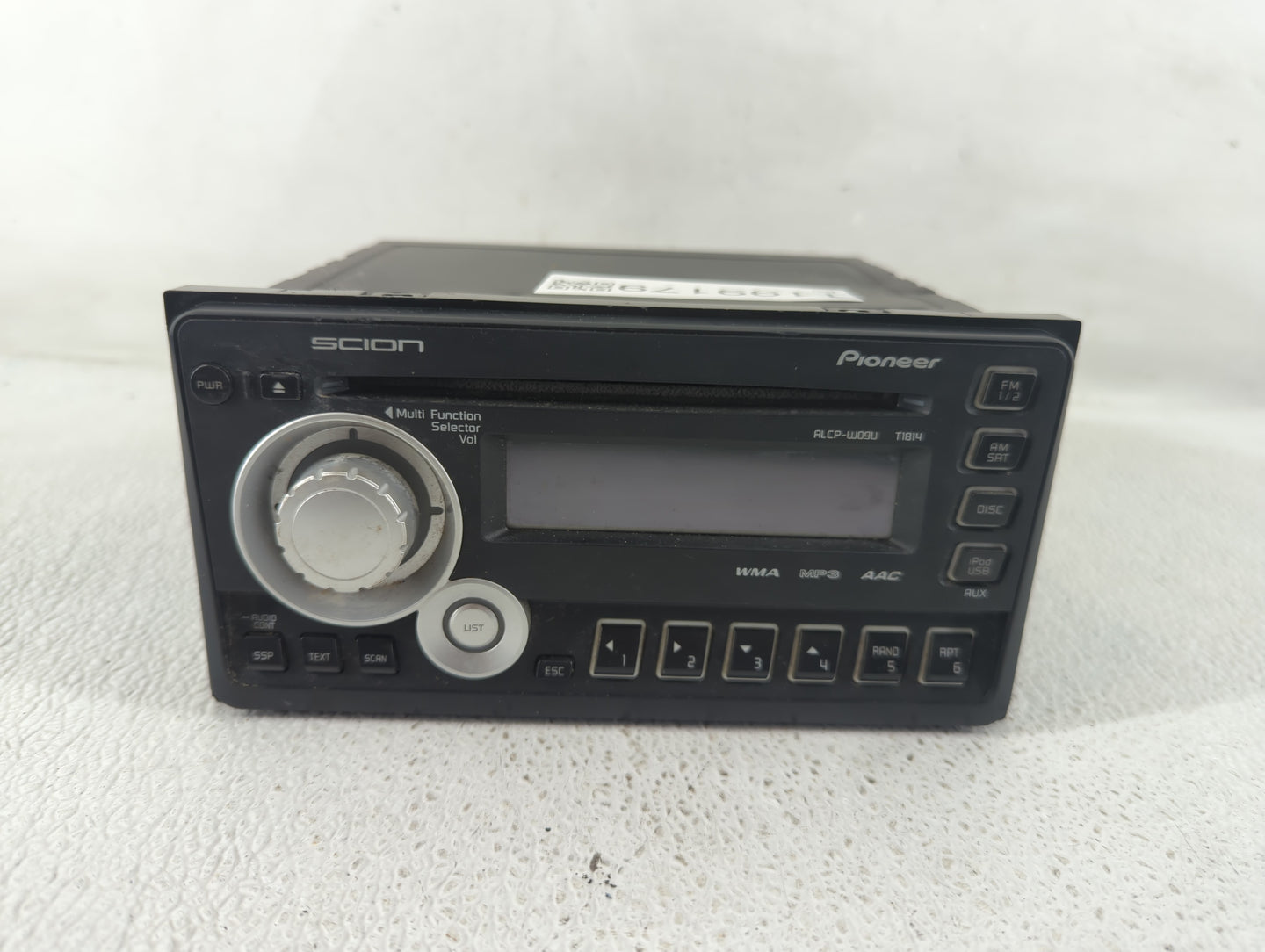 2008-2014 Scion Xb Radio AM FM Cd Player Receiver Replacement P/N:PT546-00100 Fits Fits 2008 2009 2010 2011 2012 2013 2014 O