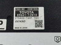 2011-2012 Scion Xb PCM Engine Control Computer ECU ECM PCU OEM P/N:275400-1681 89661-12N10 Fits Fits 2011 2012 OEM Used Auto