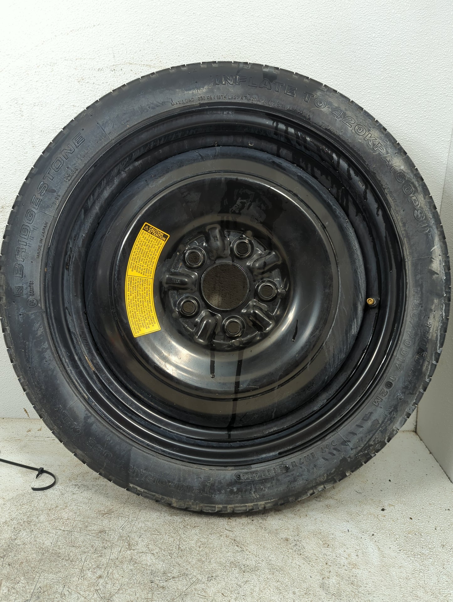 2011 Scion Xb Spare Donut Tire Wheel Rim Oem - Oemusedautoparts1.com