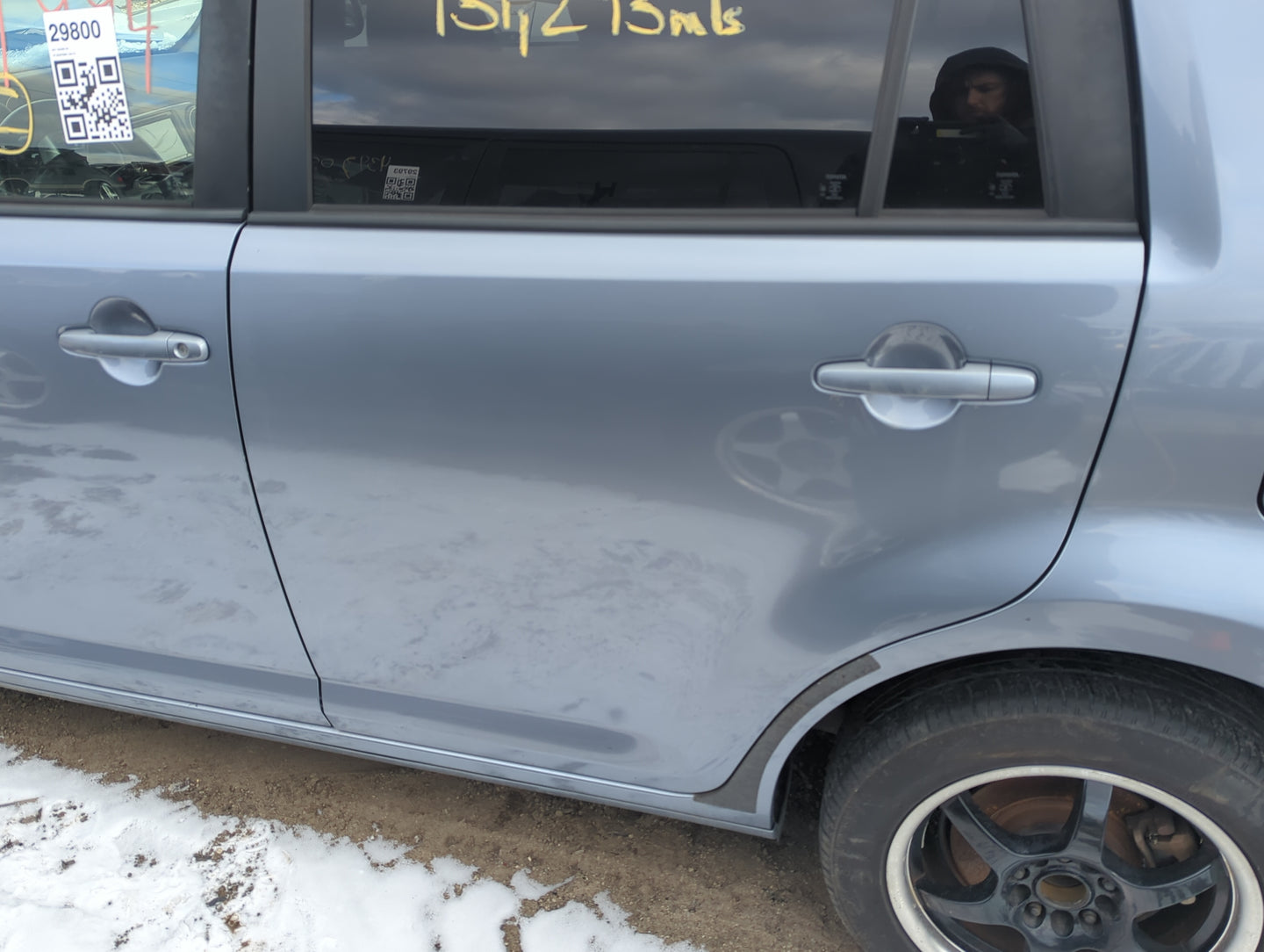 2008-2015 Scion Xb Driver Rear Door Oem 1379810 - Oemusedautoparts1.com