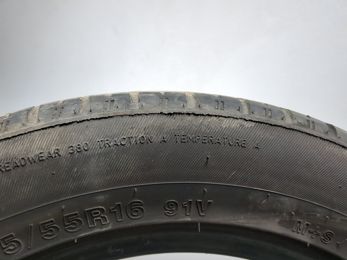 Used Tire 205/55R16 FULLWAY HP108 91V - Tread Depth 8/32 - Oemusedautoparts1.com