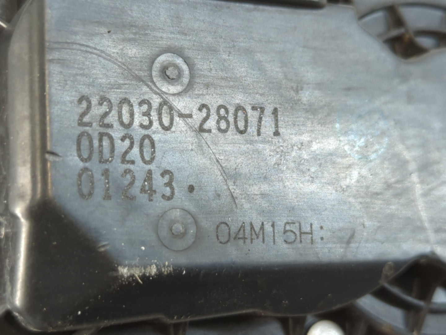2008-2015 Scion Xb Throttle Body P/N:22030-28071 Fits Fits 2006 2007 2008 2009 2010 2011 2012 2013 2014 2015 OEM Used Auto P