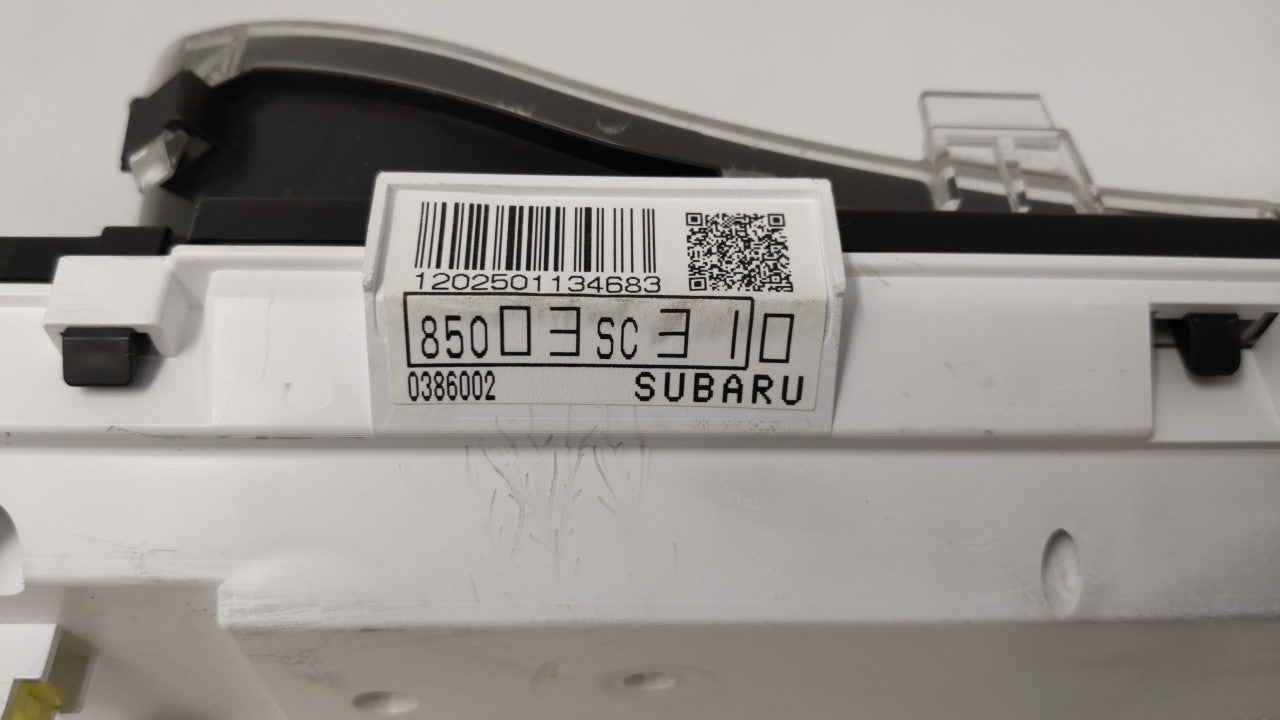 2011 Subaru Forester Instrument Cluster Speedometer Gauges P/N:85003SC310 Fits OEM Used Auto Parts - Oemusedautoparts1.com