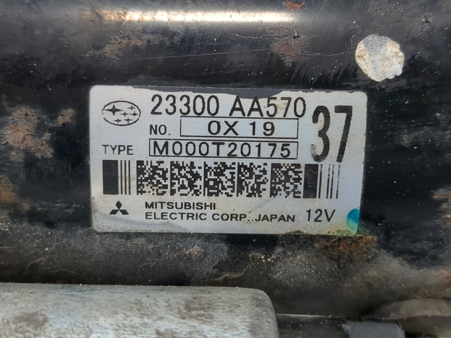 2009-2018 Subaru Forester Car Starter Motor Solenoid OEM P/N:M000T20175 23300 AA570 Fits OEM Used Auto Parts - Oemusedautopa