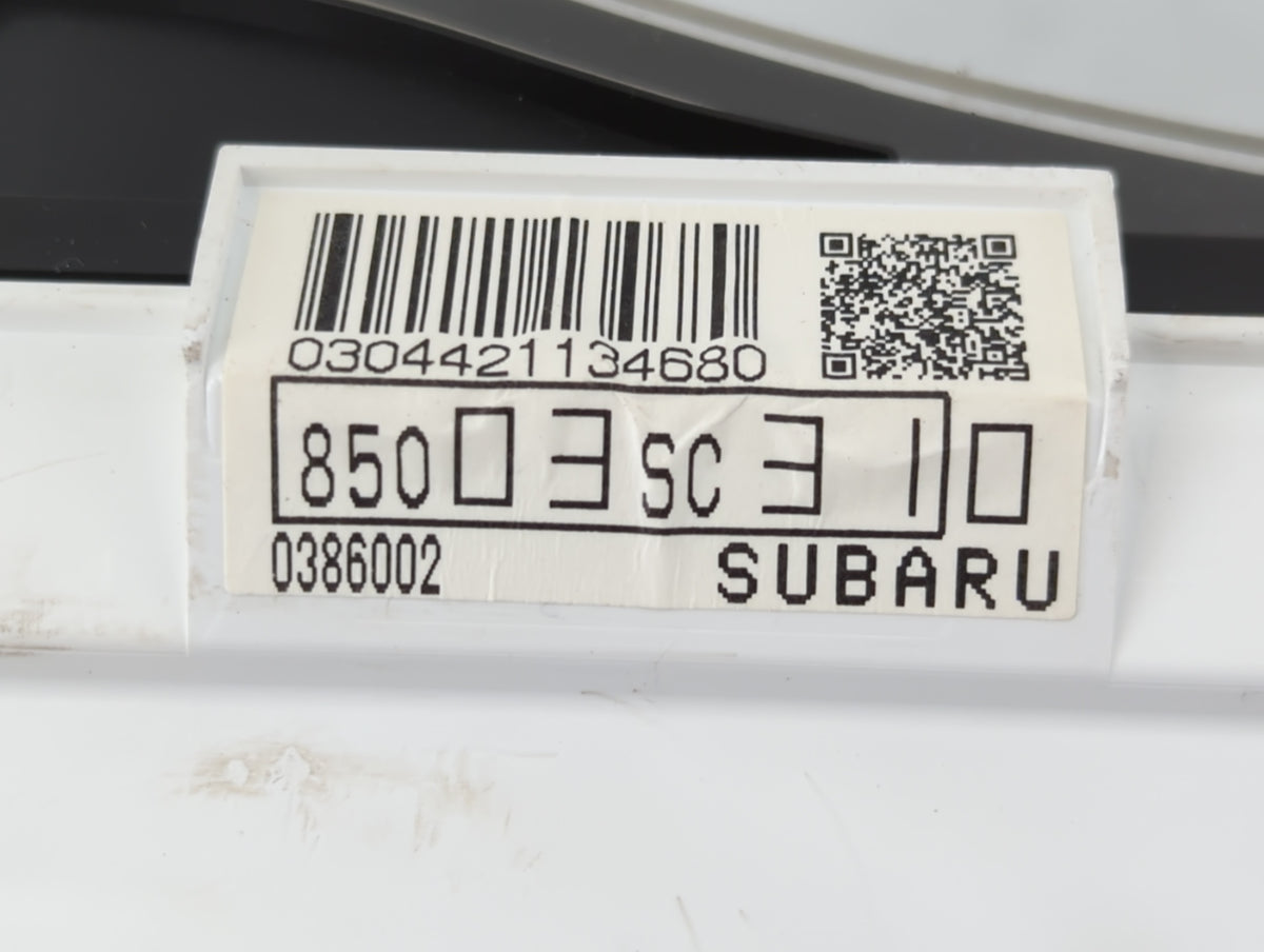 2011 Subaru Forester Instrument Cluster Speedometer Gauges P/N:85003SC310 Miles: Fits OEM Used Auto Parts - Oemusedautoparts
