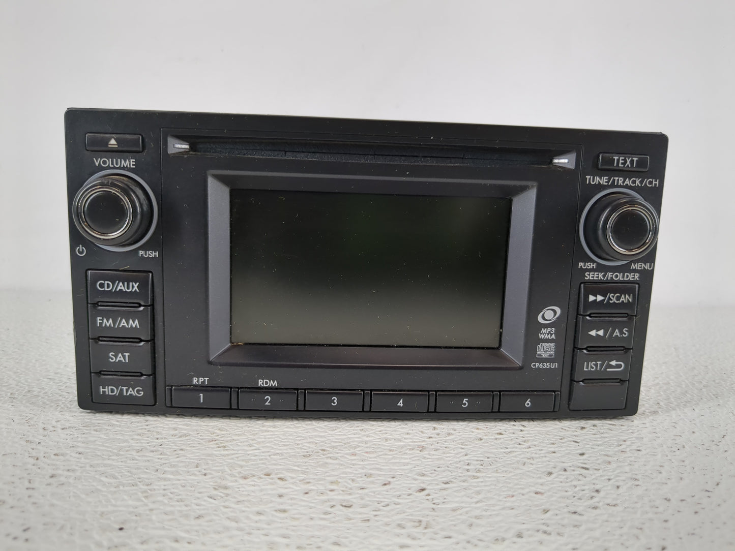 2011 Subaru Forester Radio AM FM Cd Player Receiver Replacement P/N:86201SC630 Fits OEM Used Auto Parts - Oemusedautoparts1.