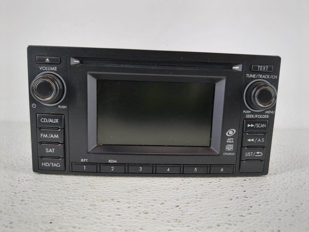 2009-2013 Subaru Forester Radio AM FM Cd Player Receiver Replacement P/N:86201SC630 Fits Fits 2009 2010 2011 2012 2013 OEM U