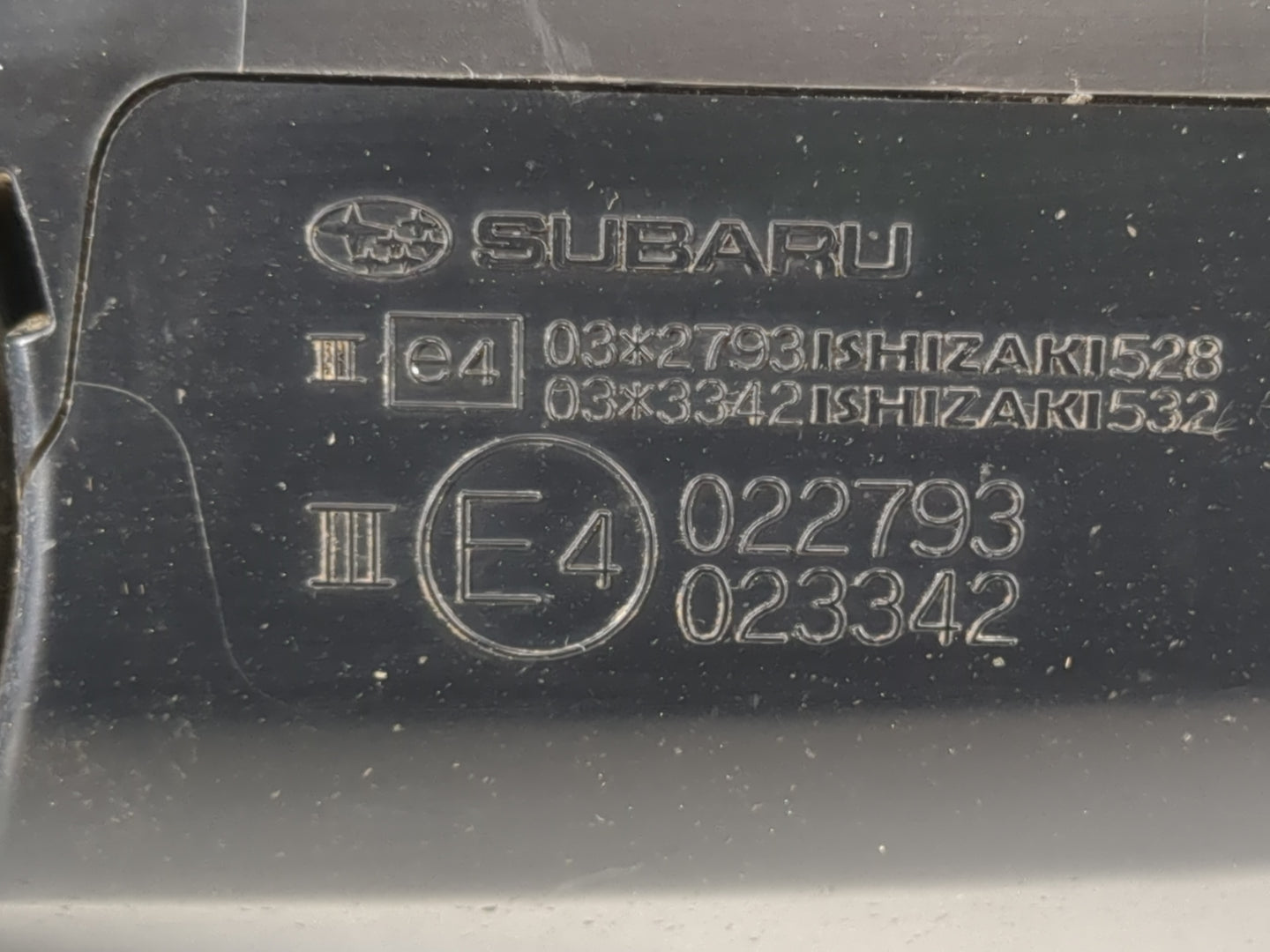 2011 Subaru Forester Passenger Side View Mirror - Right Door Mirror OEM Used - Oemusedautoparts1.com