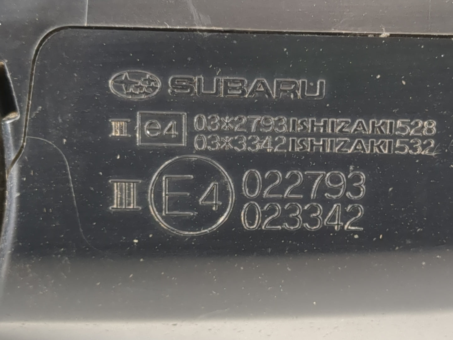 2011 Subaru Forester Passenger Side View Mirror - Right Door Mirror OEM Used - Oemusedautoparts1.com