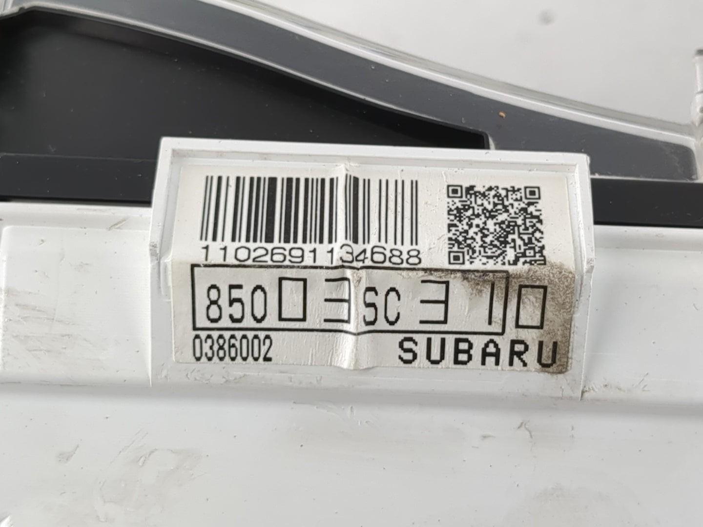 2011 Subaru Forester Instrument Cluster Speedometer Gauges P/N:0386002 Fits OEM Used Auto Parts - Oemusedautoparts1.com
