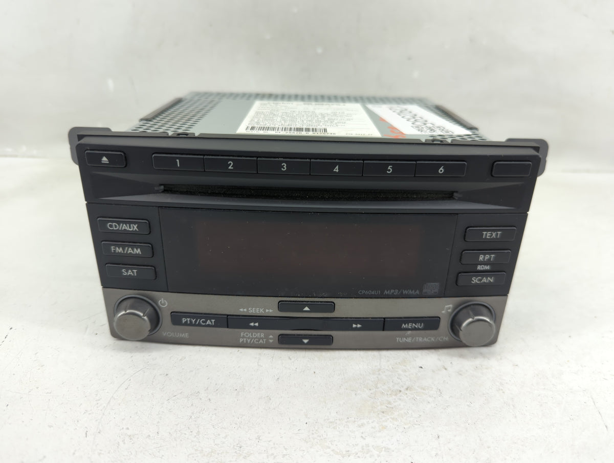 2009-2013 Subaru Forester Radio AM FM Cd Player Receiver Replacement P/N:86201SC601 Fits Fits 2009 2010 2011 2012 2013 OEM U