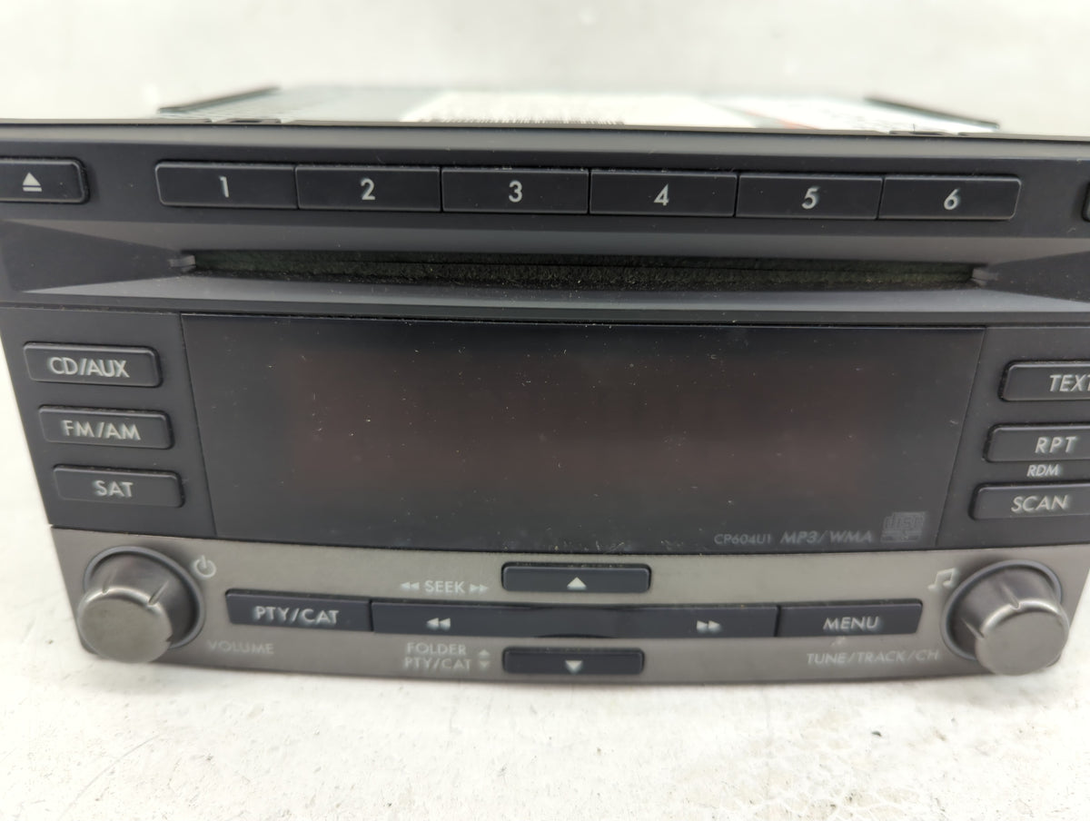 2009-2013 Subaru Forester Radio AM FM Cd Player Receiver Replacement P/N:86201SC601 Fits Fits 2009 2010 2011 2012 2013 OEM U