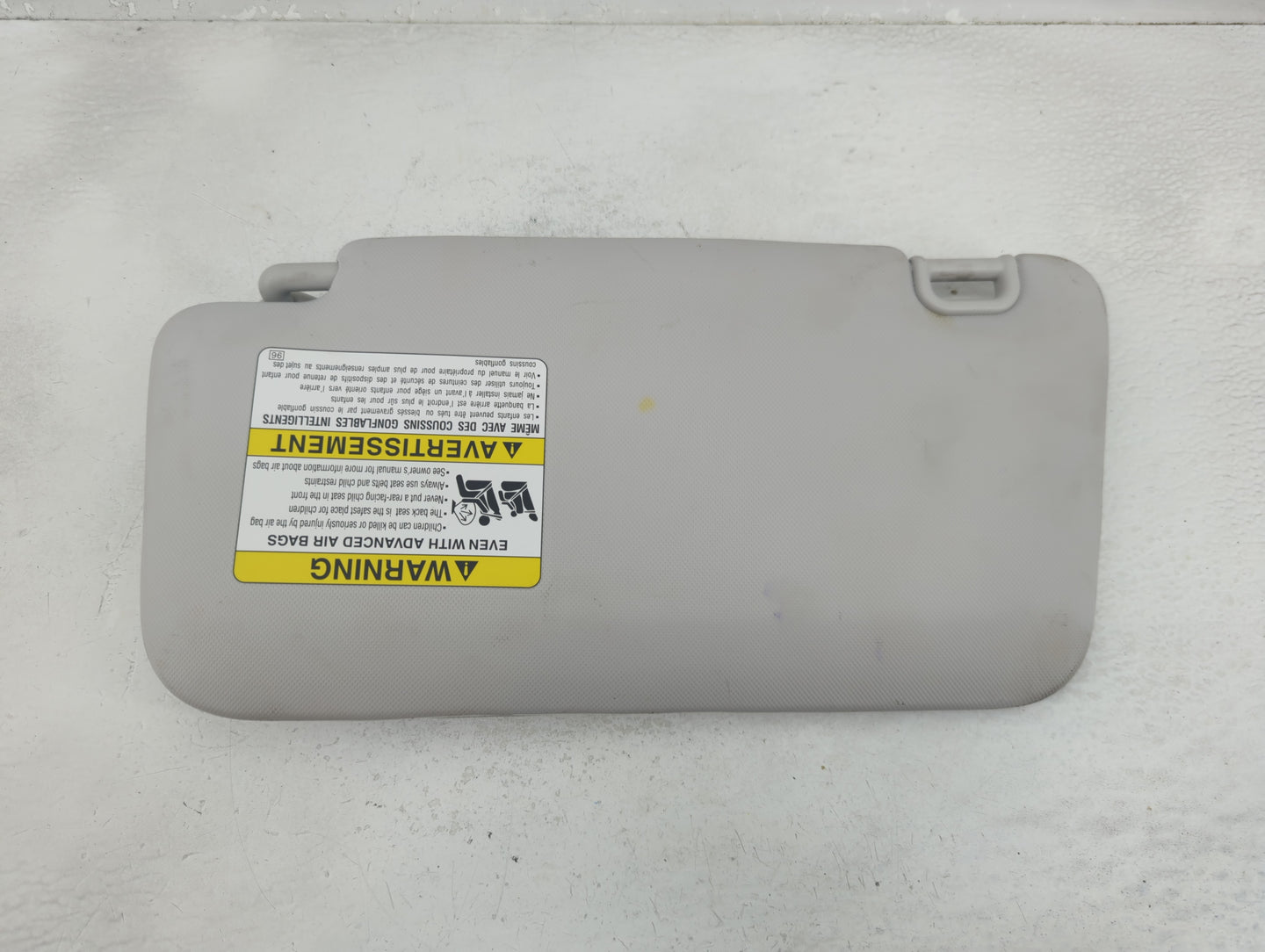 2011 Subaru Forester Sun Visor Shade Replacement Passenger Right Mirror Fits OEM Used Auto Parts - Oemusedautoparts1.com